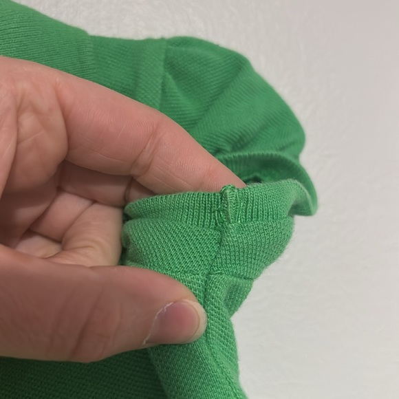 Preloved Ralph Lauren Girls Green Polo Dress Size 24M - Picture 8 of 8